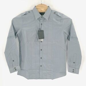 Ubi Workshop Assassins Creed Shirt Mens Medium Gray Long Sleeve Button Up NWT